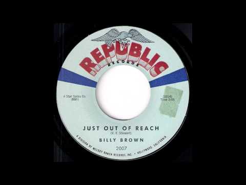 Billy Brown - Just Out Of Reach [Republic] 1960 Oldies 45 Video