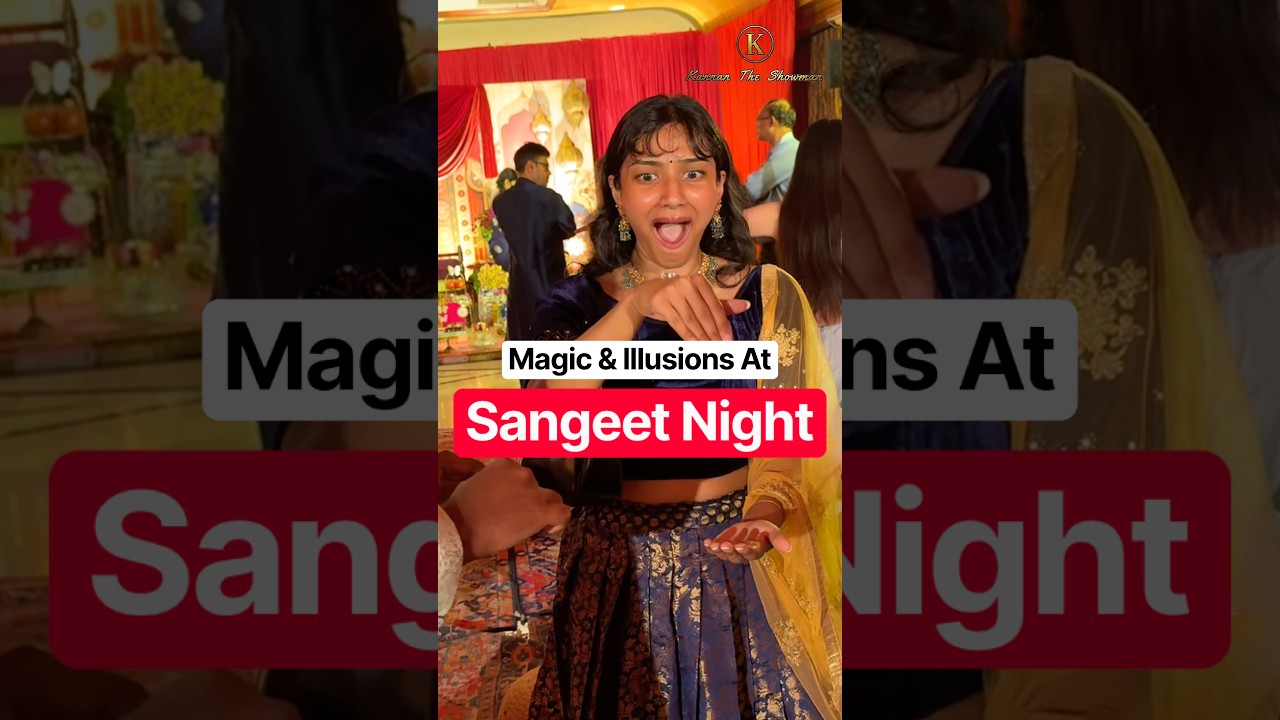 Tamil Sangeeth la -Magic & Mind Reading Experience By @Kannan the Showman | Magician in Chennai - Wedding Illusionist