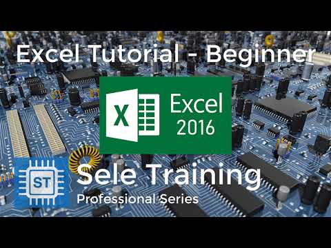 , title : 'Excel Tutorial - Beginner'