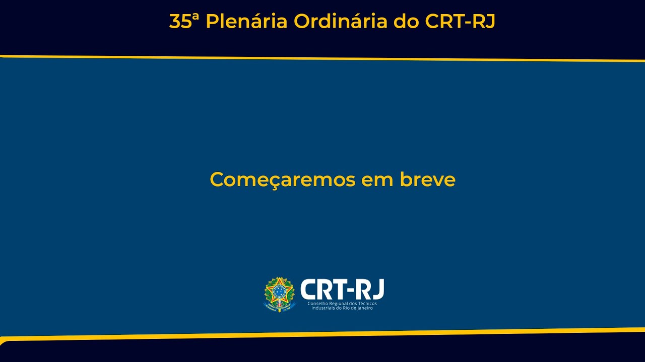 35ª Plenária Ordinária CRT-RJ