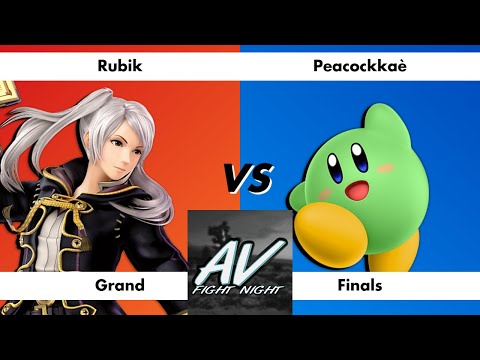 AV Fight Night #13 - Grand Final: Rubik (Aegis/Robin) vs Peacockkaè (Kirby/Alex/Dark Pit)