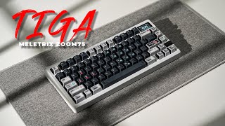 I Built The Coolest Mechanical Keyboard - Meletrix Zoom75 TIGA (Sound Test)