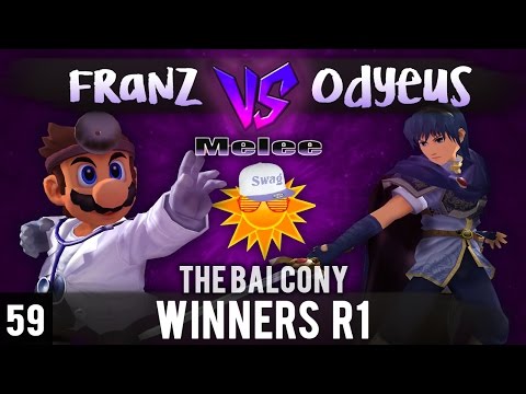 Melee @ The Balcony 59 - Winners Round 1 ft. Franz (Doc) vs. Odysseuss (Marth)