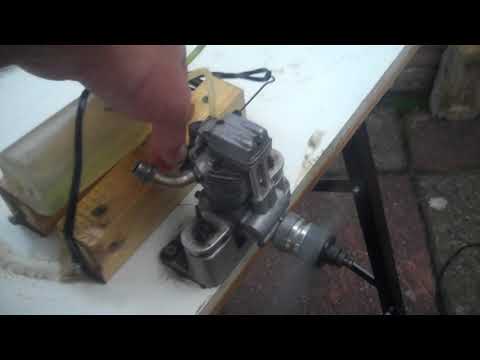 ASP 61 fourstroke test run, 10cc.