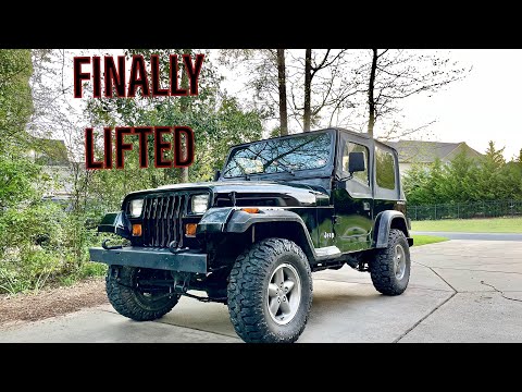 Lifting My Jeep YJ! Rough Country 2.5" Lift Kit - DIY Install