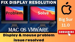Fix Screen Resolution Mac OS Big Sur on VMware | How to make mac os Big Sur full screen in VMware