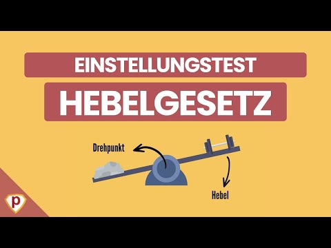 Hebelgesetz Aufgaben im Einstellungstest - so bestehst du!