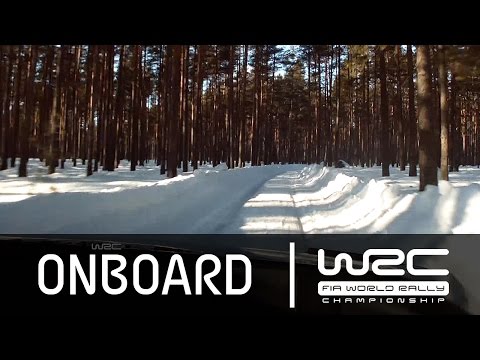 WRC Rally Sweden 2015: Onboard Mikkelsen SS15