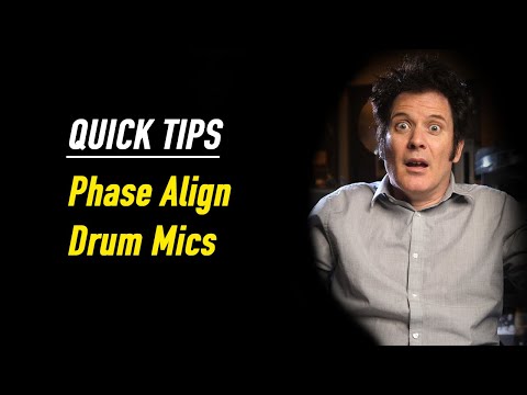 QUICK TIPS - Phase Align Your Drum Mics - Produce Like a Pro Clips