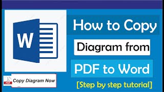 How To Copy A Diagram From Pdf To Word