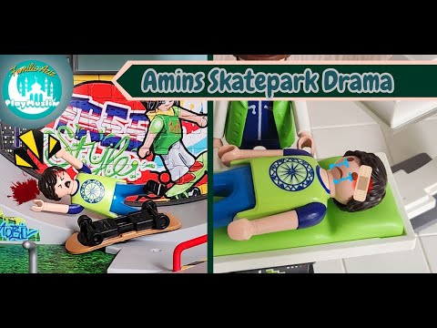 Der große Sturz: Amin's Desaster am Skatepark! / lehrreiche, islamische Playmobilgeschichte