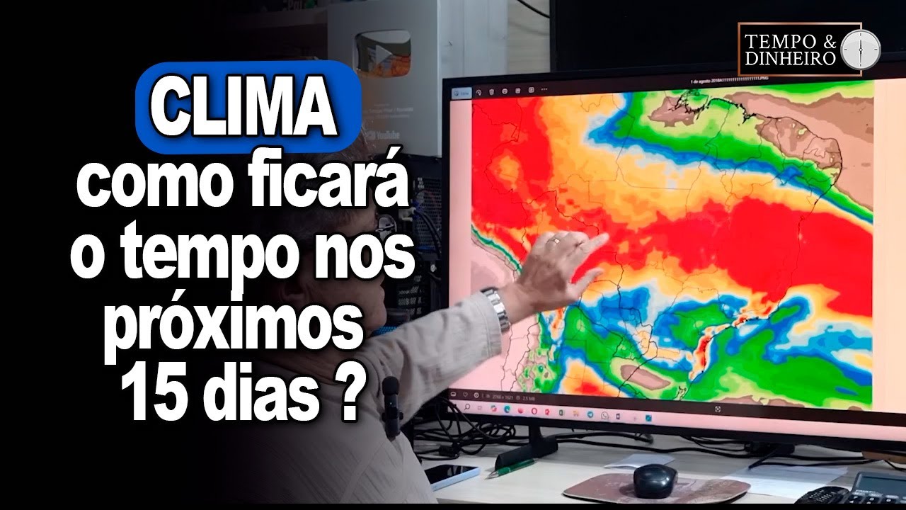 Alerta de chuva para várias regiões do país e para áreas produtoras de grãos e frutas, diz Coutinho