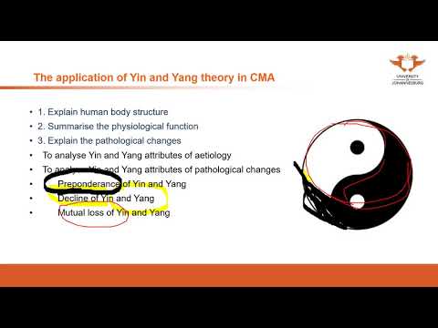 287. UJ online lectures: 11  The Yin Yang Theory 3