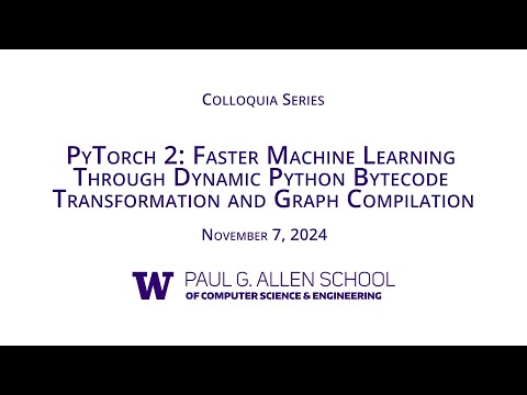 Research Seminar: Jason Ansel (Meta AI) - YouTube