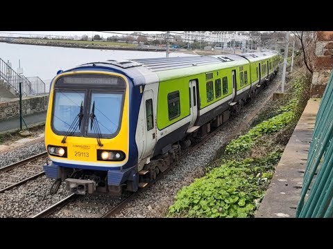 Irish Rail 29000 Class Commuter Train 29113 - Salthill & Monkstown Station, Dublin