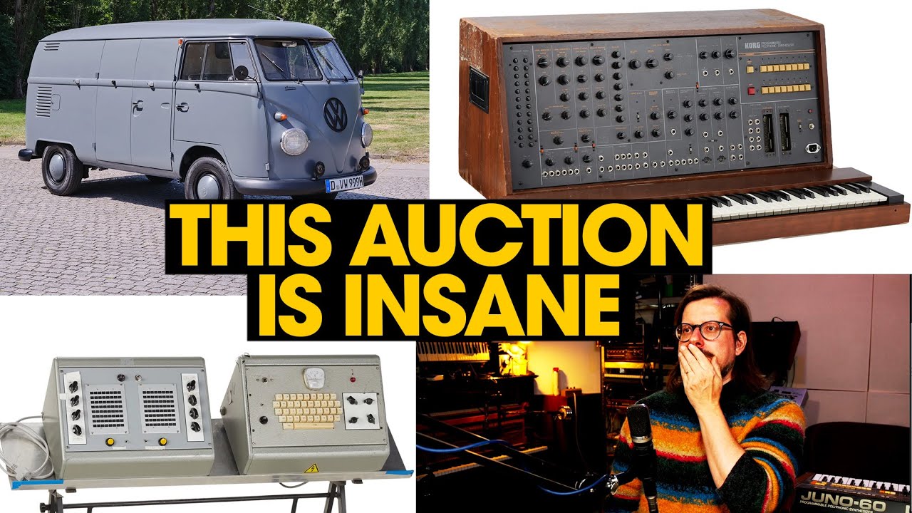 The Amazing Collection Of Kraftwerk's Florian Schneider Is On Auction! - YouTube