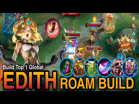 EDITH ROAM MVP 🔥|| 8MINTS SURRENDER ENEMY || EDITH ROAM BUILD 2023||EDITH BUILD TOP 1 GLOBAL (MLBB)