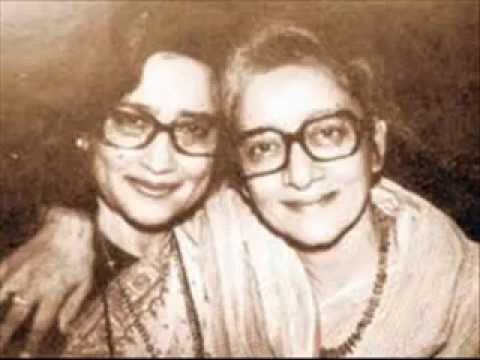 Aji E Anondo Sondhya - Rabindrasangeet - Suchitra Mitra & Kanika Bandyopadhyay