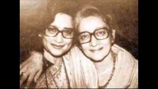 Aji E Anondo Sondhya - Rabindrasangeet - Suchitra Mitra & Kanika Bandyopadhyay