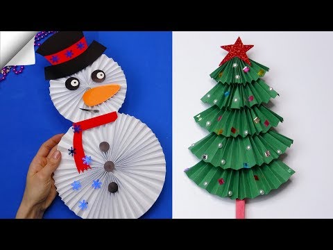 DIY paper crafts Paper toys Christmas crafts santa claus DIY santa claus