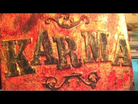 Faux Embossing With Tissue Paper || DIY Project