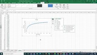 Plotting Temperature vs. Time Graph Using Excel