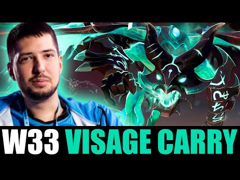 W33 Seeing if VISAGE as CARRY is Good or Bad, What do you Think? - Visage Safe Lane Dota 2