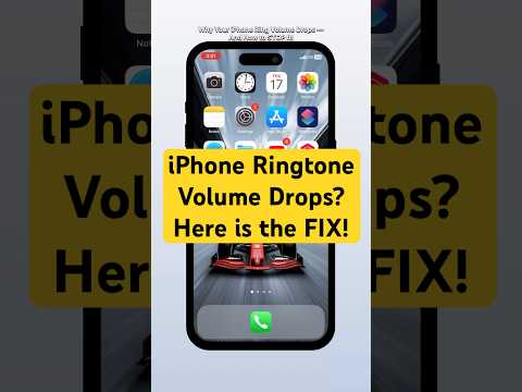 iPhone Ringtone Volume Drops? It’s NOT a Bug — It’s a Setting! #shorts #iphone