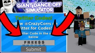 Code For Giant Dance Off Simulator Roblox