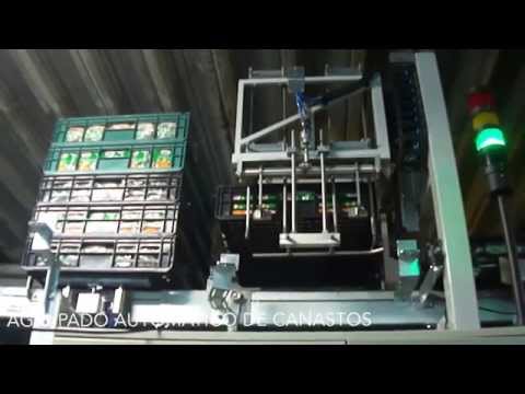 Encajado Automático Robotizado De Pan y Manipulación De Canastos