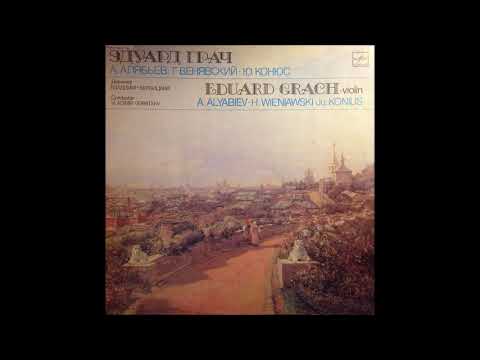 Alexander Alyabyev (1787-1851) : Introduction and Theme and Variations for violin and orchestra