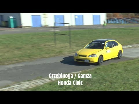 KJS Rajd Tyski 2018 - Dawid Grzebinoga / Kamil Gamża - Honda Civic