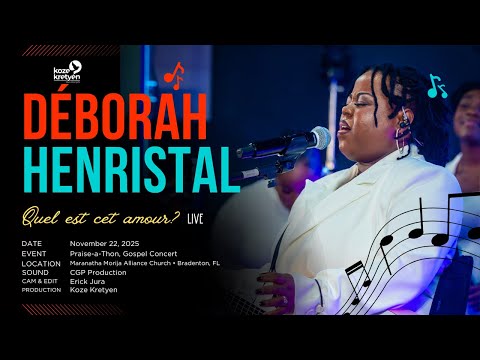 DEBORAH HENRISTAL • "What Is This Love?" (LIVE) • Praise-a-Thon Gospel Concert • Bradenton, FL