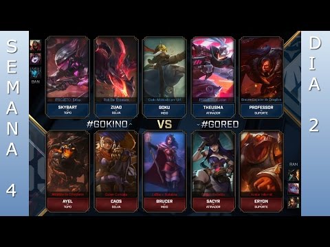 CBLoL 2016 - Kino x Red (Jogo 1 Resumido) S4 D2