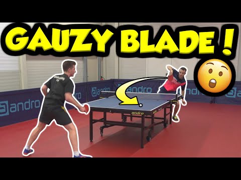 TESTING SIMON GAUZY'S TABLE TENNIS BAT!