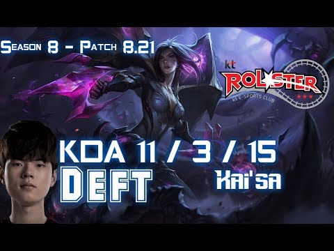 KT Deft KAI'SA vs LUCIAN ADC - Patch 8.21 KR Ranked