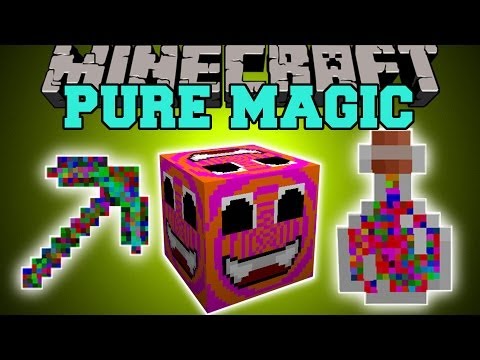 PopularMMOs - Minecraft: PURE MAGIC (MAGIC ITEMS, BLOCKS, FOOD, TOOLS, & MORE!) Mod Showcase