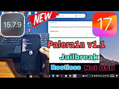 ✅Palera1n new Jailbreak iOS 15.7.9 - iOS 17 | don’t have USB Boot for on Windows