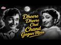 Dheere Dheere Chal Chand Gagan Mein Lata Rafi Dev Anand Mala Sinha Love Marriage 1959