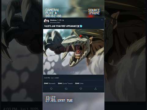 falco, jaw titan's appearance