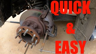 How to change front brake pads on Ram 3500