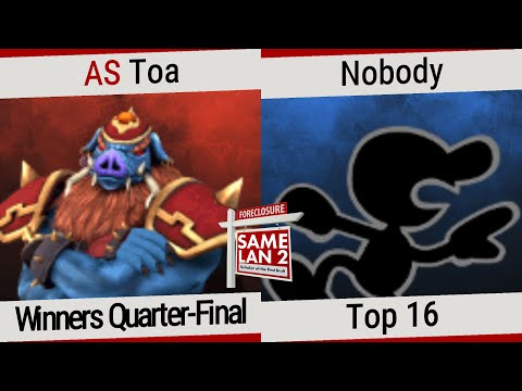 SameLAN 2: SotFB - AS | Toa (Ganondorf) vs Nobody (GnW) - WQ - Project+
