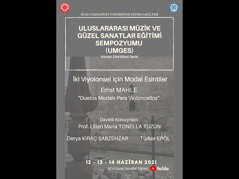 İki Viyolonsel Için Modal Esintiler / Ernst MAHLE - Duetos Modais Para Violoncellos