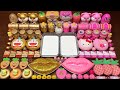 GOLD VS PINK ASMR SLIME Mixing Random Things Into GLOSSY Slime Satisfying Slime Videos 1825