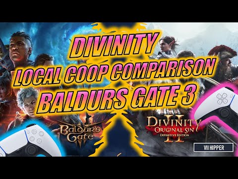 Baldurs Gate 3 vs Divinity Original Sin 2: Local Co-op Comparison  - NO LONE WOLF!