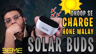 Solar Charging Earbuds ?? | Free Main Charging ??