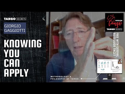 Ultimate Tango Wisdom presents Giorgio Gaggiotti - Fix you Tango Walk by knowing the Street Walk