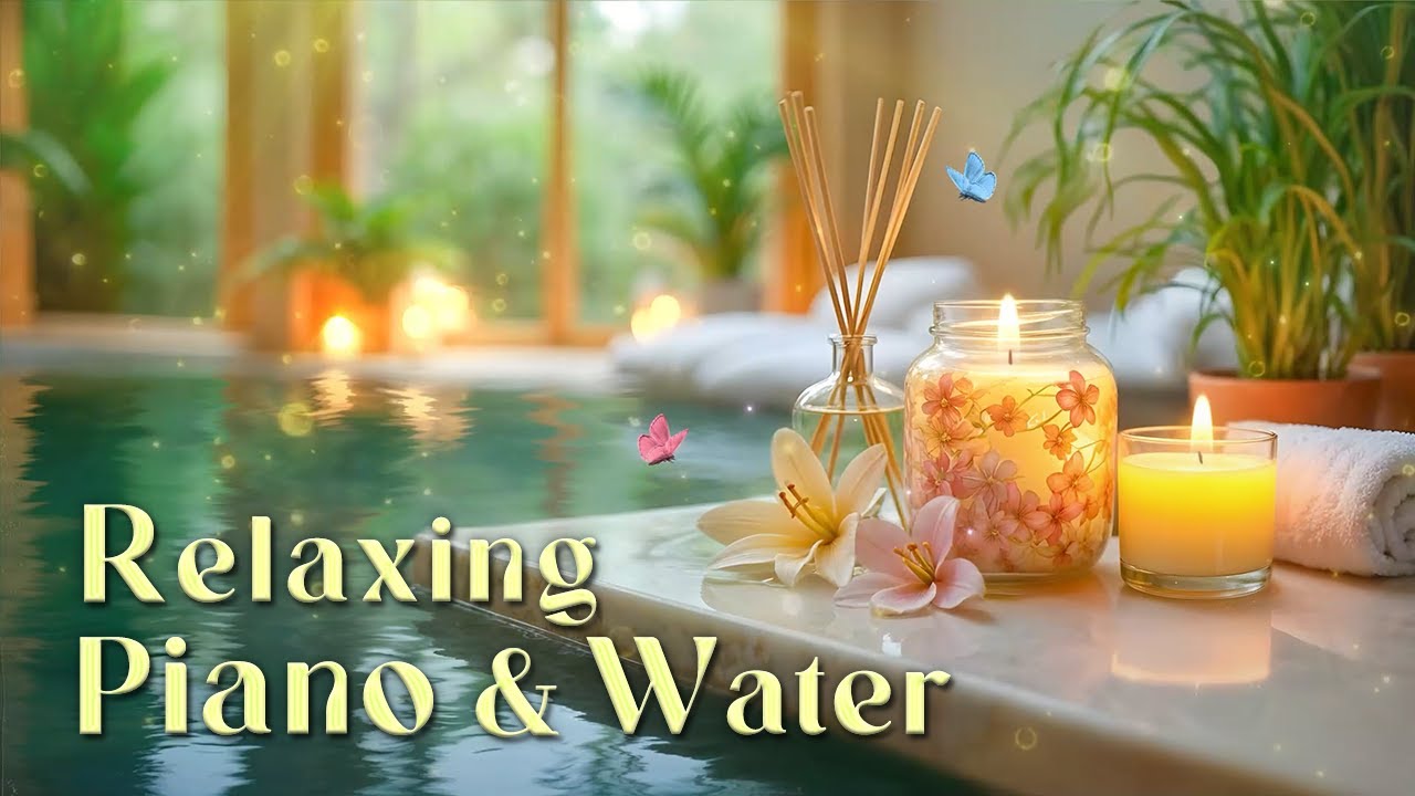 Healing with Piano & Water Sounds 🌺 Find Serenity and Emotional Recovery