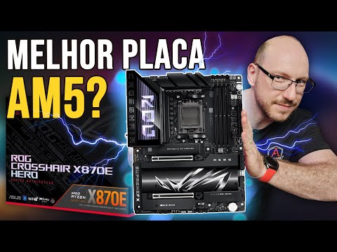 NOVAS PLACAS AMD RYZEN! ROG Crosshair X870E Hero