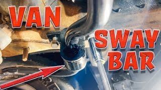 Ford Econoline Sway Bar and Bushing OverHaul | How to Replace all Bushings E-250, E-350 Vans